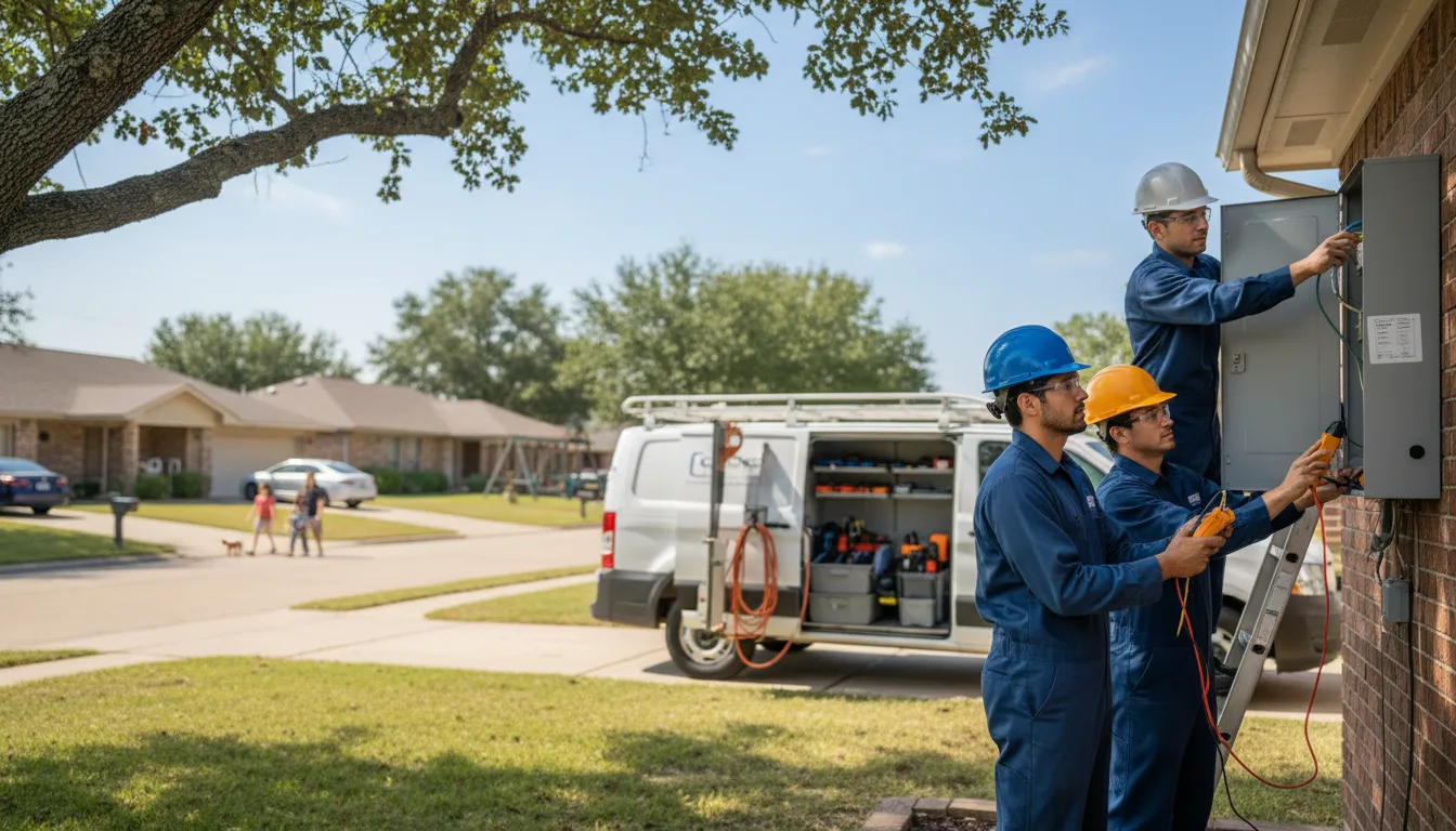 Certified electrician providing emergency electrical services in Jefferson, IA